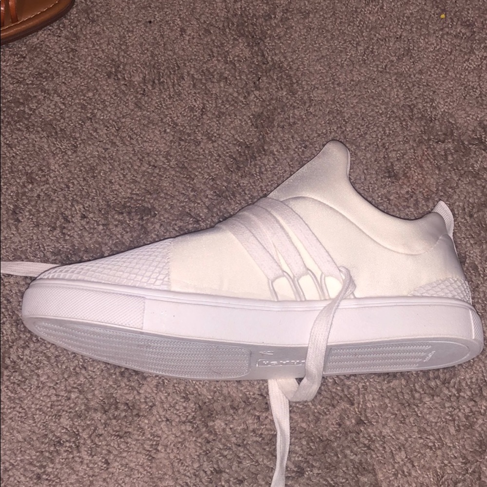 White fashion sneakers